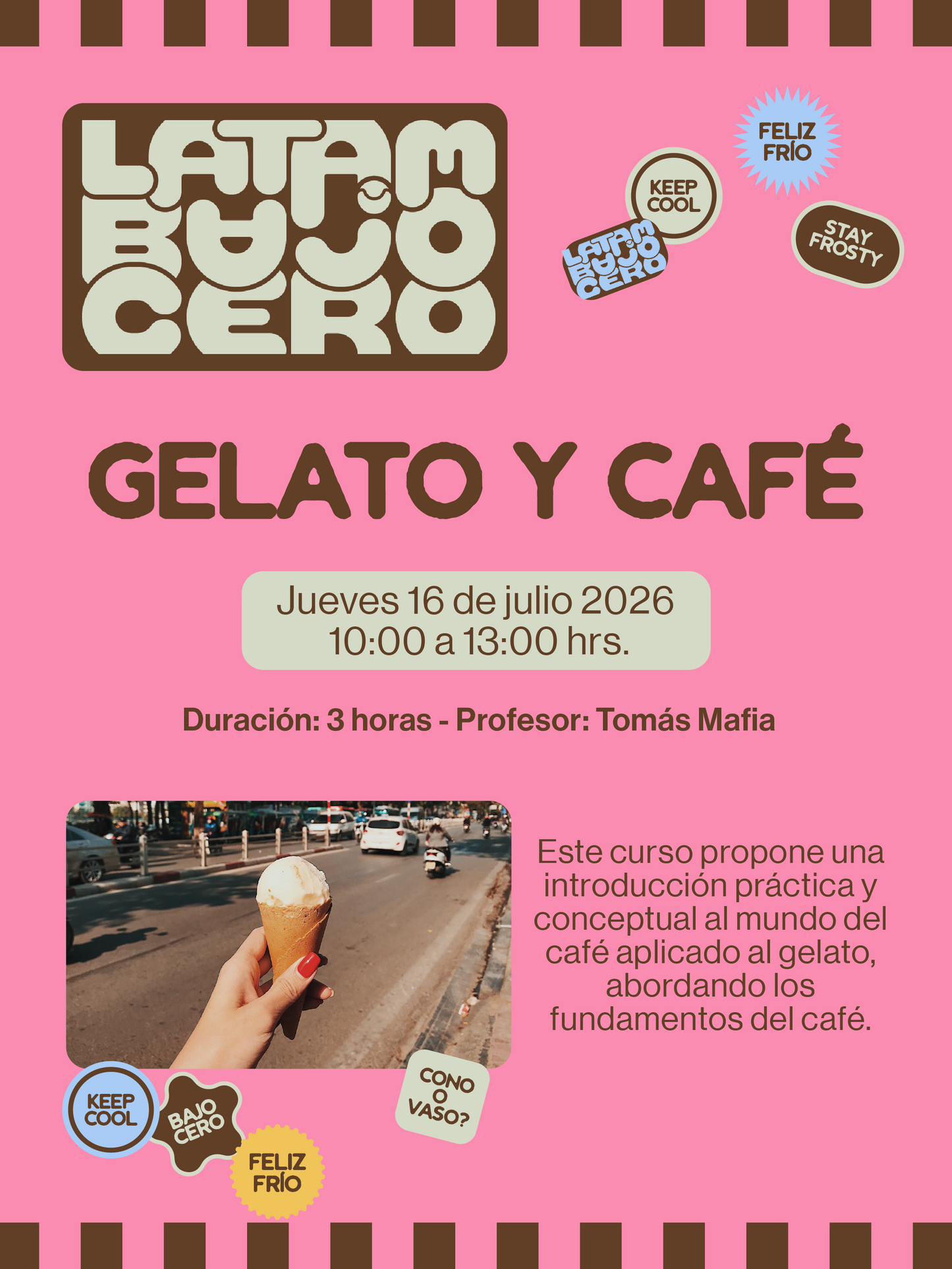 Curso Gelato & Café — Festival Latam Bajo Cero 2026